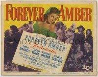 1k193 FOREVER AMBER TC '47 sexy Linda Darnell, Cornel Wilde, directed by Otto Preminger!