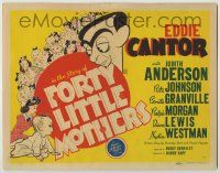 1k196 FORTY LITTLE MOTHERS TC '40 art of Eddie Cantor & ladies by Al Hirschfeld, Busby Berkeley!