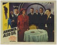 1k733 HANGMEN ALSO DIE LC '43 directed by Fritz Lang, Anna Lee & Brian Donlevy in cafe with Nazis!