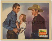 1k735 HAWAIIAN BUCKAROO LC '37 cowboy Smith Ballew protects pretty Evelyn Knapp from creepy guy!