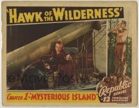 1k736 HAWK OF THE WILDERNESS ch 1 LC '38 Mysterious Island, border image of Bruce Bennett as Brix!