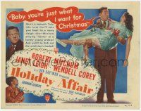1k225 HOLIDAY AFFAIR TC '49 sexy Janet Leigh is just what Robert Mitchum wants for Christmas!
