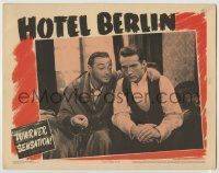 1k750 HOTEL BERLIN LC '45 close up of Peter Lorre with his arm around Helmut Dantine!