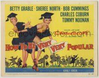 1k227 HOW TO BE VERY, VERY POPULAR TC '55 art of sexy students Betty Grable & Sheree North!