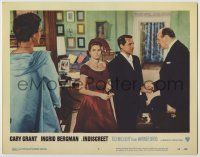 1k756 INDISCREET LC #4 '58 Ingrid Bergman watches woman as Cary Grant shakes man's hand!