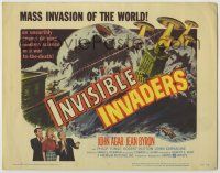 1k233 INVISIBLE INVADERS TC '59 an unearthly enemy defying modern science in a war to the death!