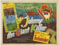 1k242 JOHNNY THE GIANT KILLER TC '53 full-length cartoon feature with gay catchy tunes!