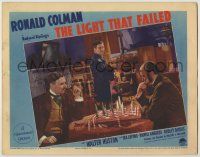 1k802 LIGHT THAT FAILED LC '39 Ronald Colman watches Walter Huston & Dudley Digges play chess!
