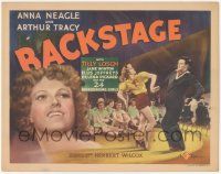 1k283 LIMELIGHT TC '37 Anna Neagle c/u & dancing with Arthur Tracy, Hippodrome Girls, Backstage!