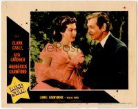 1k808 LONE STAR LC #7 '51 great close up of Clark Gable seduced by sexy Ava Gardner!