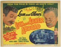 1k291 LUM & ABNER ABROAD TC '56 Chester Lauck & Norris Goff go gambling in Monte Carlo!