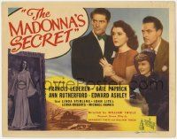 1k296 MADONNA'S SECRET TC '46 sexy Gail Patrick, Francis Lederer, Ann Rutherford, murder mystery!