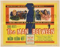 1k303 MAN BETWEEN TC '53 James Mason is a smooth sinner, Claire Bloom, directed by Carol Reed!