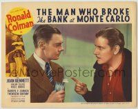 1k820 MAN WHO BROKE THE BANK AT MONTE CARLO LC '35 c/u of gambler Ronald Colman & Colin Clive!