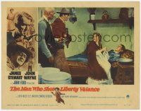 1k027 MAN WHO SHOT LIBERTY VALANCE LC #1 '62 John Wayne, Woody Strode, Vera Miles, James Stewart!