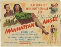 1k317 MANHATTAN ANGEL TC '48 Gloria Jean & Ross Ford get hep with that teen-age pep!