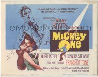 1k331 MICKEY ONE TC '65 Warren Beatty, Alexandra Stewart, directed by Arthur Penn!