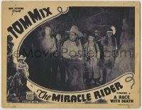 1k833 MIRACLE RIDER chapter 4 LC '35 Tom Mix leads Native Americans into cave w/ spider webs, rare!