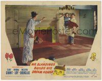1k836 MR. BLANDINGS BUILDS HIS DREAM HOUSE LC #1 '48 Cary Grant carries Myrna Loy over threshold!