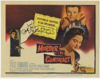 1k339 MURDER BY CONTRACT TC '59 a woman is always double trouble for killer Vince Edwards!