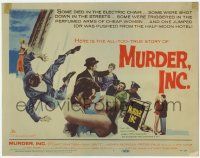1k343 MURDER INC. TC '60 Stuart Whitman, May Britt, art of man pushed from the Half-Moon Hotel!