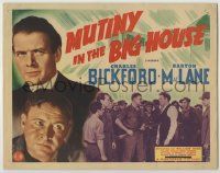 1k345 MUTINY IN THE BIG HOUSE TC '39 priest Charles Bickford, Barton MacLane & convicts in prison!