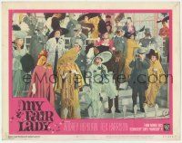 1k037 MY FAIR LADY LC #5 '64 Audrey Hepburn & Rex Harrison excited at the horse races!