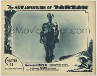 1k849 NEW ADVENTURES OF TARZAN chapter 11 LC '35 c/u of Bruce Bennett showing his amazing physique!
