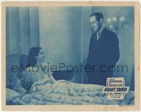 1k851 NIGHT TRAIN TO MUNICH LC '40 Margaret Lockwood in bed smiles at Rex Harrison, Carol Reed!