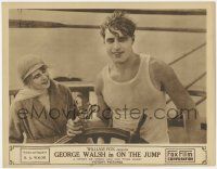 1k853 ON THE JUMP LC '18 Raoul Walsh directs brother George in a story of speed & pep Over Here!