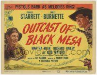 1k383 OUTCAST OF BLACK MESA TC '50 Cravath art of Starrett & Smiley, pistols bark as melodies ring!