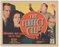 1k395 PERFECT CLUE TC '35 David Manners, Skeets Gallagher, pretty Dorothy Libaire