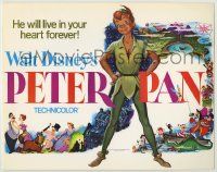 1k397 PETER PAN TC R76 Walt Disney animated cartoon fantasy classic, great full-length art!