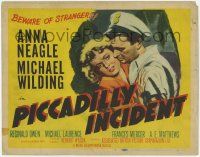 1k398 PICCADILLY INCIDENT TC '49 Anna Neagle & Michael Wilding, They Met at Midnight!