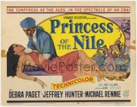 1k411 PRINCESS OF THE NILE TC '54 sexy full-length art of barely-dressed young Debra Paget!