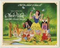 1k453 SNOW WHITE & THE SEVEN DWARFS TC R83 Walt Disney animated cartoon fantasy classic!
