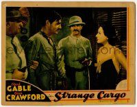 1k939 STRANGE CARGO LC '40 sexy Joan Crawford stares at Clark Gable held at gunpoint!