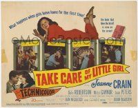 1k475 TAKE CARE OF MY LITTLE GIRL TC '51 Jeanne Crain, what happens when girls leave home!