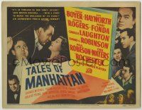 1k477 TALES OF MANHATTAN TC '42 Rita Hayworth, Charles Boyer, Ginger Rogers, Henry Fonda, Laughton