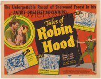 1k478 TALES OF ROBIN HOOD TC '51 Robert Clarke as the unforgettable rascal of Sherwood Forest!
