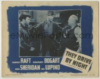 1k950 THEY DRIVE BY NIGHT LC R48 George Raft stops Humphrey Bogart from punching Charles C. Wilson!