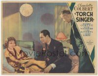 1k960 TORCH SINGER LC '33 Ricardo Cortez stares at Claudette Colbert, who's smiling at Grapewin!
