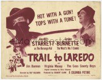 1k513 TRAIL TO LAREDO TC '48 Charles Starrett as The Durango Kid with Smiley Burnette!