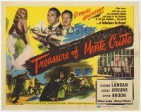 1k516 TREASURE OF MONTE CRISTO TC '49 Adele Jergens, misleading titled San Francisco film noir!