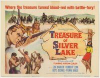 1k517 TREASURE OF SILVER LAKE TC '65 Lex Barker, where treasure turned blood-red with battle-fury!