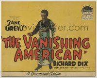 1k536 VANISHING AMERICAN TC '25 Zane Grey, full-length Native American Richard Dix in Indian garb!