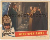 1k984 WIDE OPEN FACES LC R45 Skipworth watches Jane Wyman point huge shotgun at Joe E. Brown!