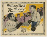 1k990 WORLD'S CHAMPION LC '22 boxer Wallace Reid gives his rival a black eye as crowd watches!