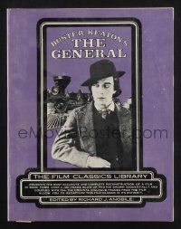 1m495 BUSTER KEATON'S THE GENERAL softcover book '75 recreating the movie in images & words!