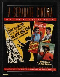 1m515 SEPARATE CINEMA: FIFTY YEARS OF BLACK CAST POSTERS softcover book '92 full-page color images!